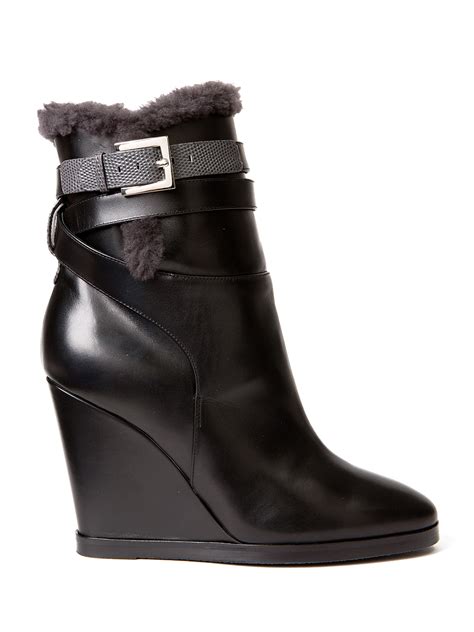 Fendi Shearling Leather “Squirrel” Boots